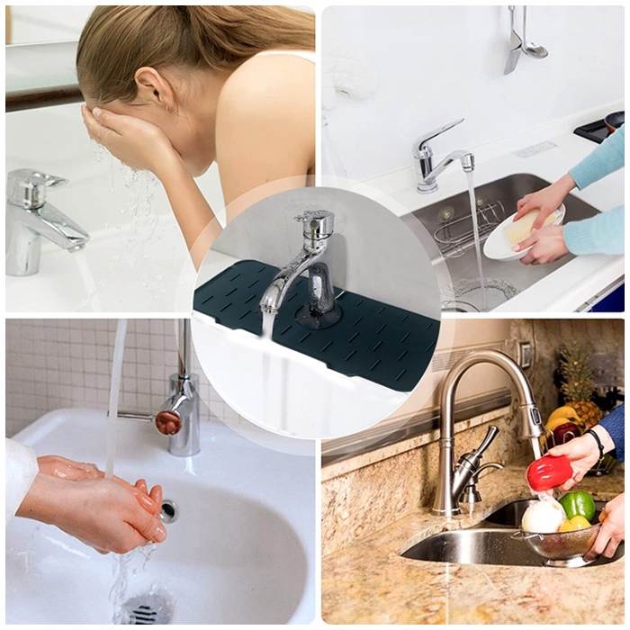 Buy Silicone Faucet Mat for Kitchen Sink, Kitchen Faucet Sink Splash